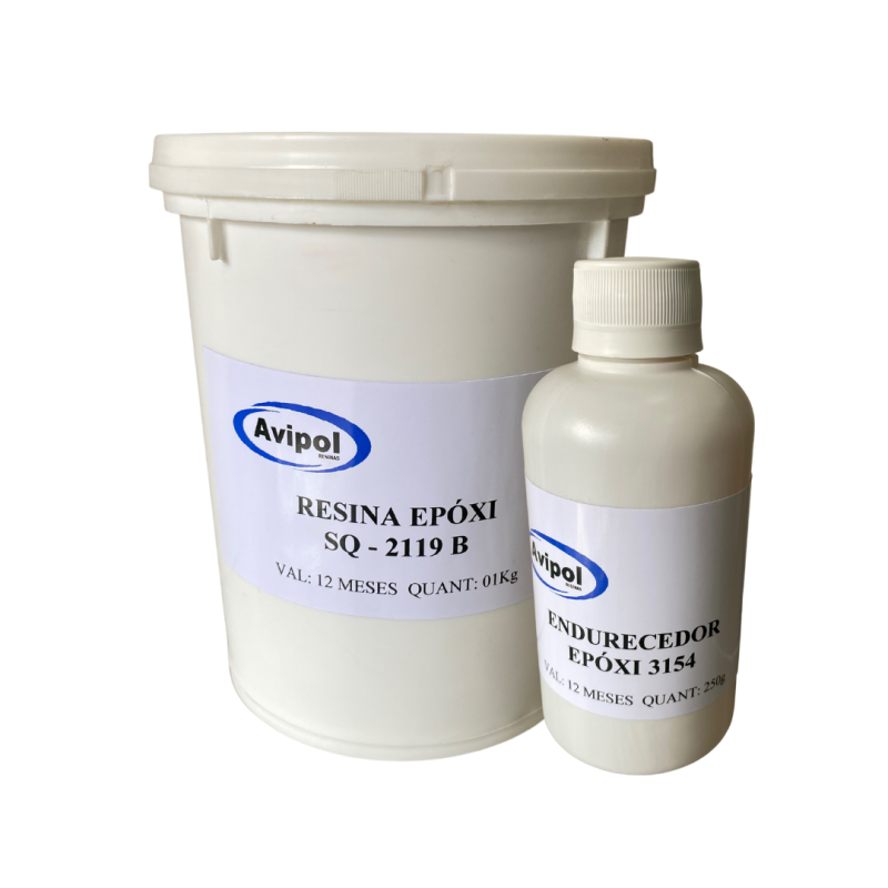 KIT RESINA EPOXI 2119B /3154 1,25KG AVIPOL