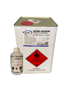 KIT RESINA LAMINAÇÃO C/ CAT -  20kg