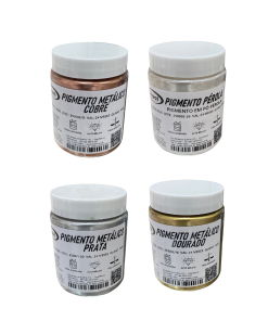 KIT PIGMENTO METALICOS  4 X 100G
