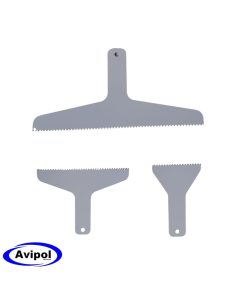 KIT ESPATULAS DENTADA DE 2MM PARA APLICAÇÃO DE RESINAS.