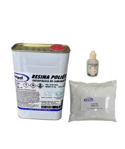 KIT RESINA LAMINAÇÃO E CALCITA PARA PEÇAS