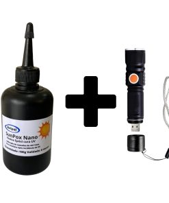 KIT SUNPOXI NANO 100G E LANTERNA UV