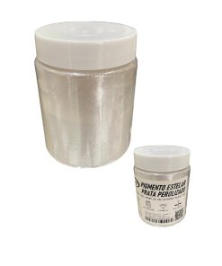 PIGMENTO EM PO PRATA ESTELAR PEROLIZADO - 100 GR
