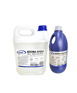 KIT RESINA EPOXI 1004 X /155 - Baixa Viscosidade e Baixa Espessura - 7,5Kg