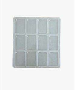 MOLDE 12 PLAQUINHAS 6CM X 4CM