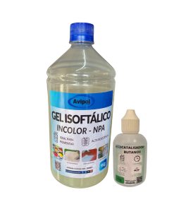 KIT GEL COAT ISOFTÁLICO INCOLOR -1KG